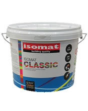 Isomat CLASSIC 10Lt Υψηλής ποιότητας 100% πλαστικό χρώμα για εσωτερική χρήση